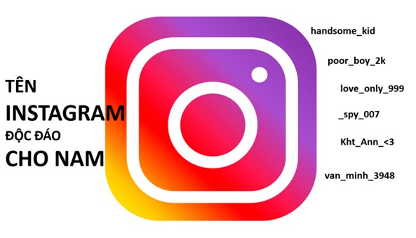 Gợi ý tên instagram hay và độc đáo cho nam